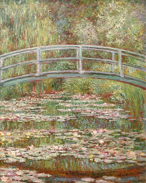 Claude Monet Bridge over a Pond of Water Lilies